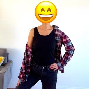 Denim & Flower flannel